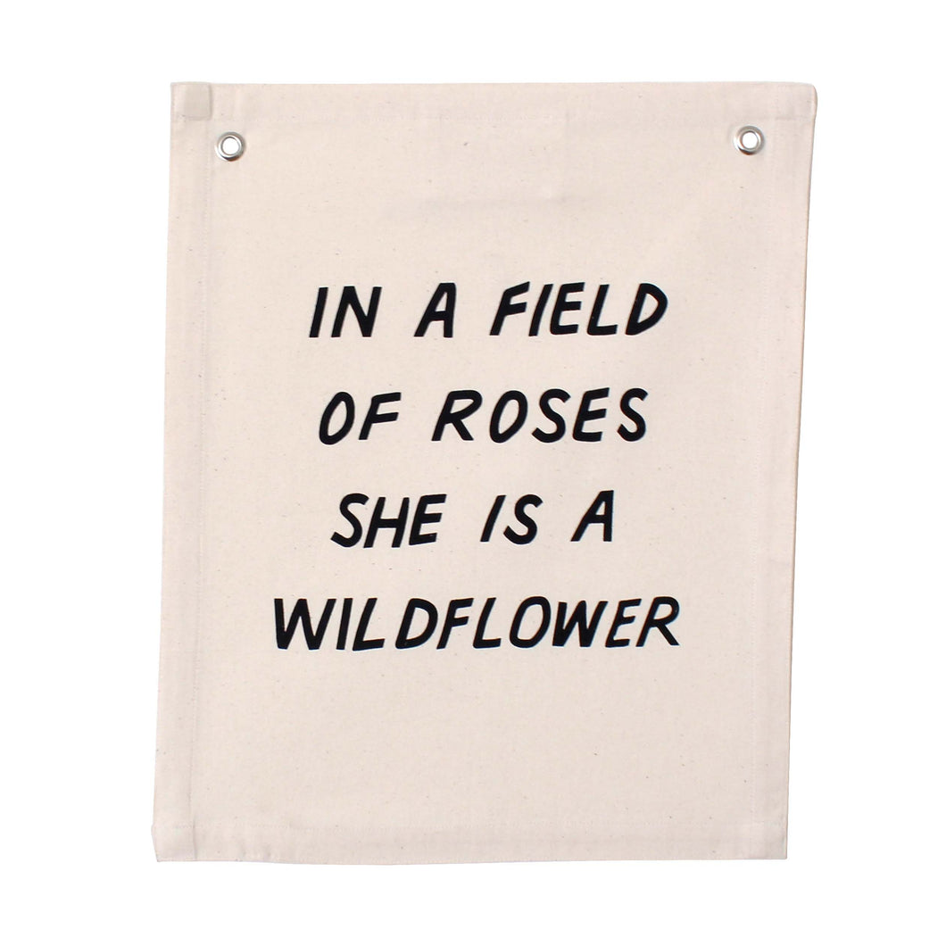 She is a Wildflower Banner